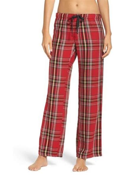 Pj Salvage Plaid Pajama Pants In Red Save 50 Lyst