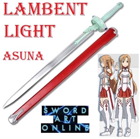 Lambent Light Sword Di Asuna Yuuki Con Fodero Per Cosplay Spada