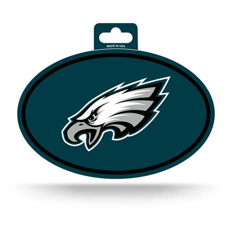 Philadelphia Eagles Oval Decal Full Color Sticker New 3 X 5 Inches F