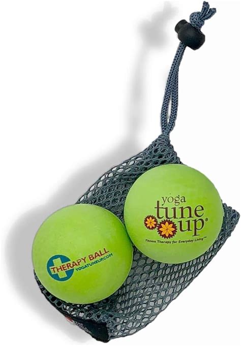 Yoga Tune Up Therapy Ball Pair In Tote Bright Green Amazonca Health And Personal Care