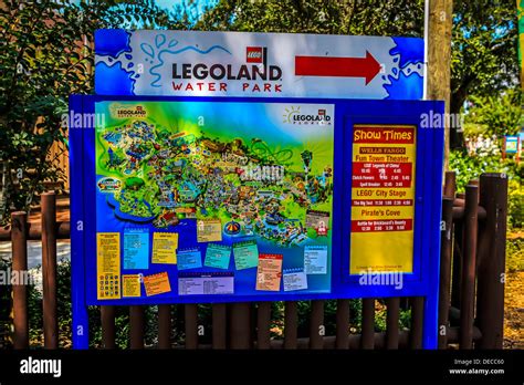 Legoland Theme Park Map Stock Photo Alamy