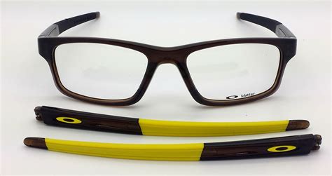 Oakley Crosslink Pitch Ox8037 0354 Eyeglasses Bark Brown 54 Lens Eyeglasses Oakley Crosslink