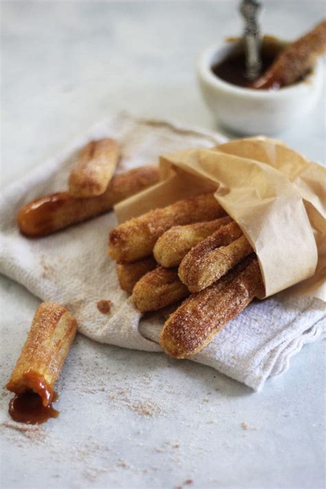Baked Churros Baking Recipes Dessert Recipes Desserts Foodie Recipes