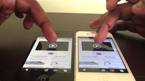 Iphone 4 Vs Iphone 4s Continued Comparison 2 Youtube