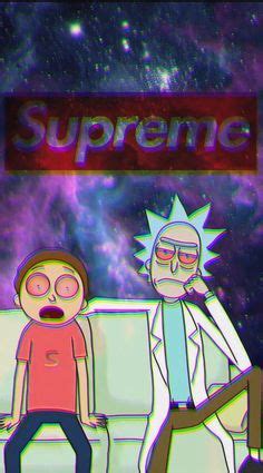 Perfect screen background display for desktop, iphone, pc, laptop, computer, android phone, smartphone, imac, macbook, tablet, mobile device. Supreme Rick | wallpaper in 2019 | Rick, morty, Supreme, Supreme wallpaper