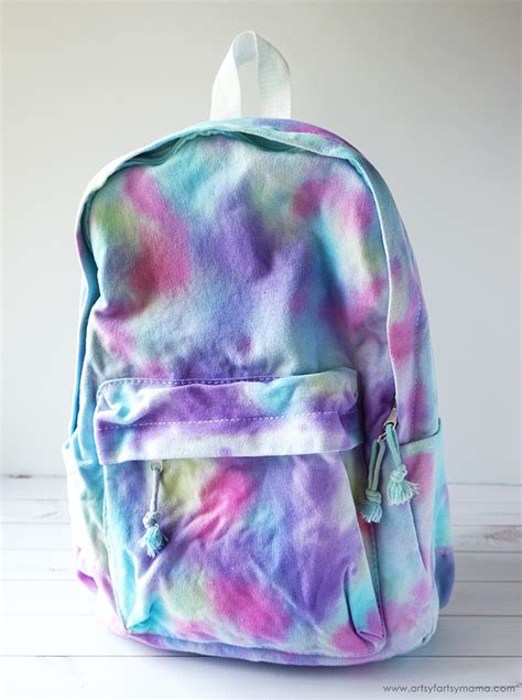 Diy Tie Dye Backpack Artsy Fartsy Mama