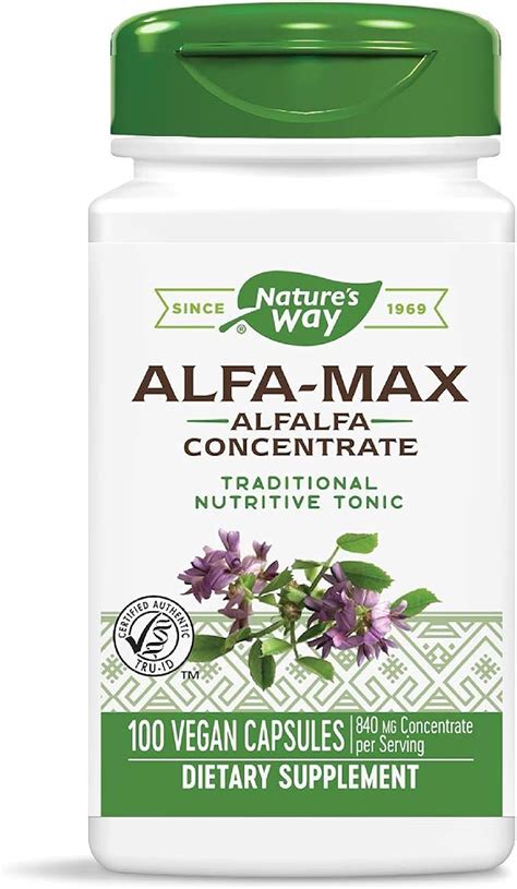 Amazon Com Nature S Way Alfa Max Traditional Nutritive Tonic Vegan 100