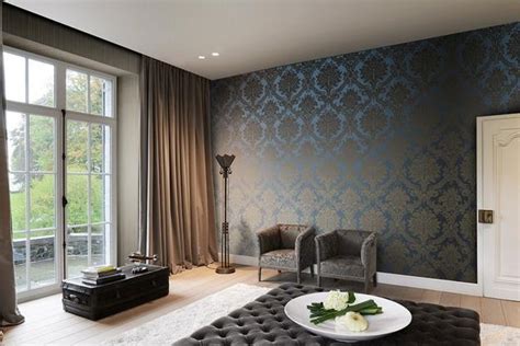 Modern Wallpaper With Jacquard Texture Bringing Vintage Chic Into