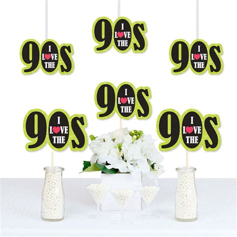 big dot of happiness 90 s throwback 90s decorations diy 1990s party essentials set of 20