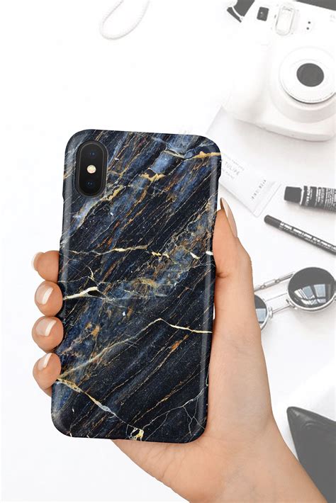 Black Marble Case For Iphone X Xs Xr 8 8 Plus 7 7 Plus 6 6s 6 Plus
