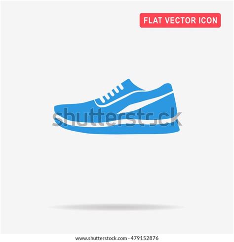 Running Shoes Icon Vector Concept Illustration Stock Vector Royalty