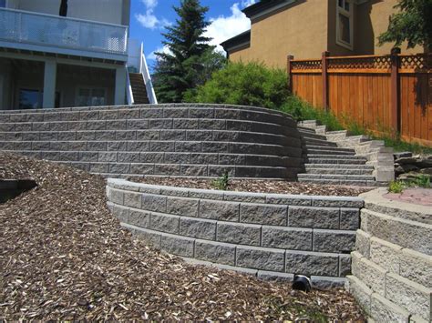 Retaining Walls Calgary Landscaping Company Assiniboine