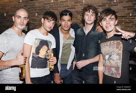 Max George Tom Parker Siva Kaneswaran Jay Mcguiness And Nathan Sykes Of The Wanted Backstage