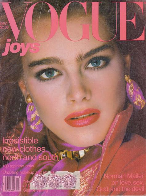 1980 Vogue Vintage Fashion Magazine Brooke Shields Gia Carangi Isabelle