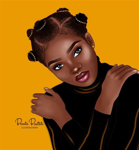 Arts Et Dessins Black Girl Art Black Love Art Black Women Art
