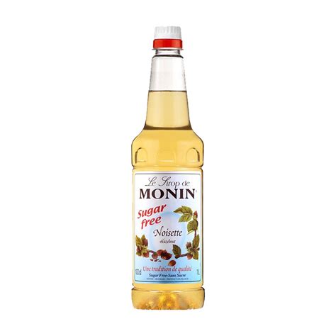 Monin Hazelnut Sugar Free Syrup 1 Litre Catex Catering Disposables