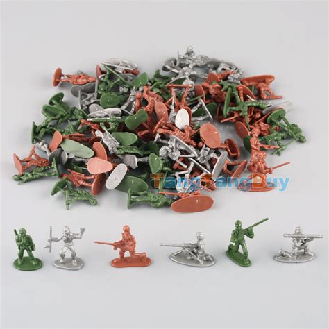 300 Pcs Military Plastic Toy Soldiers Army Men 172 Figures In 12 Poses