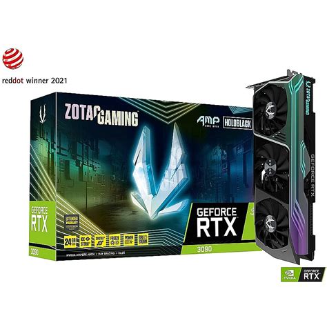 Zotac Geforce Rtx 3090 24gb Gddr6x Amp Core Holo Zt A30900c 10p