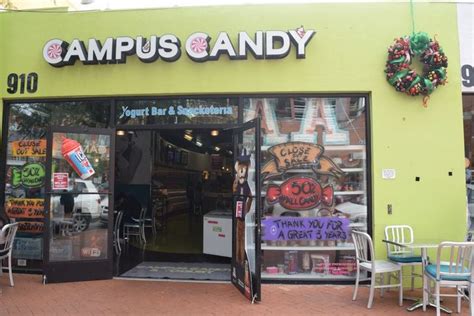 campus candy closing after five years on university boulevard campus yogurt bar the