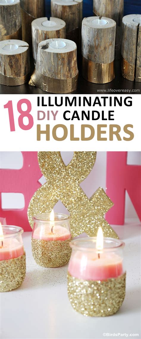 18 Illuminating Diy Candle Holders