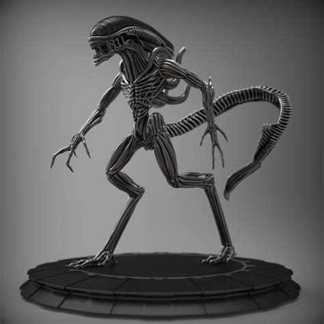 Alien Xenomorph Big Chap For 3d Printing 3d Model 3d