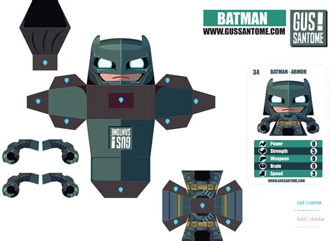 Batman Papercraft Template