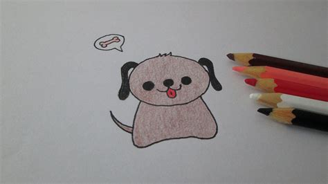 Como Desenhar Um Cachorrinho Kawaii Youtube