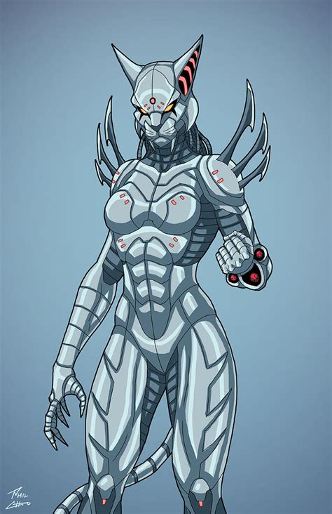 Cyber Cat Earth 27 Commission By Phil Cho On Deviantart