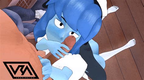 Rule 34 3d Animated Blender Blue Blue Skin Clothed Female Nude Male Eye Contact Fellatio