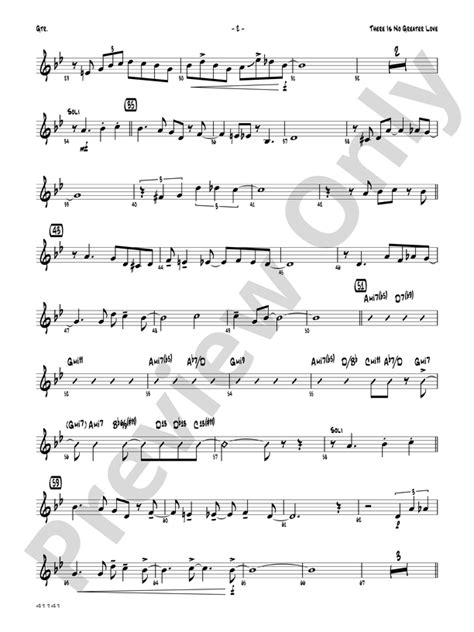 There Is No Greater Love Guitar Guitar Part Digital Sheet Music Download