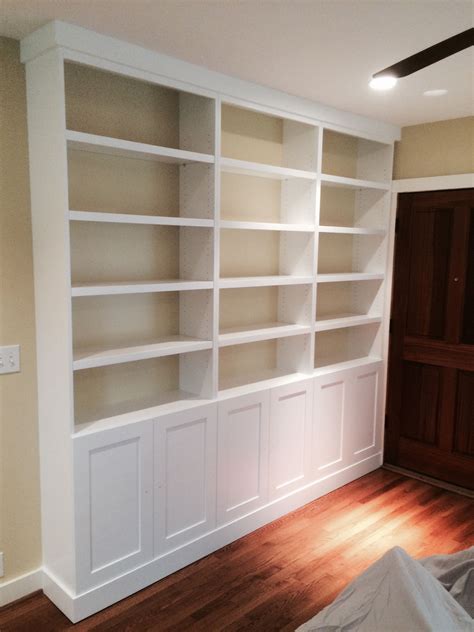Woods Cabinets Llc Made This Custom Built In Shelving Unit With Shaker