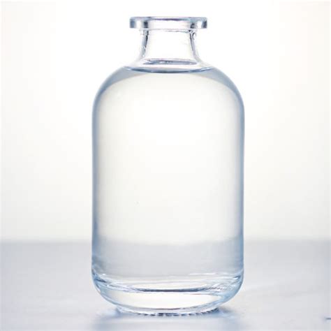 375ml Cylindrical Desige Whisky Vodka Glass Bottle With Cork Best Link Glass Bottle Manufacturer