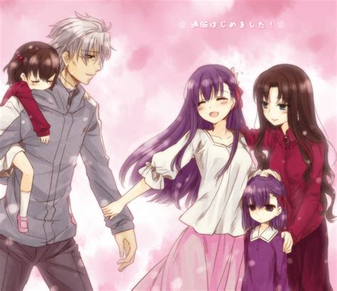 Tohsaka Rin Matou Sakura And Matou Kariya Fate And 2 More Drawn By