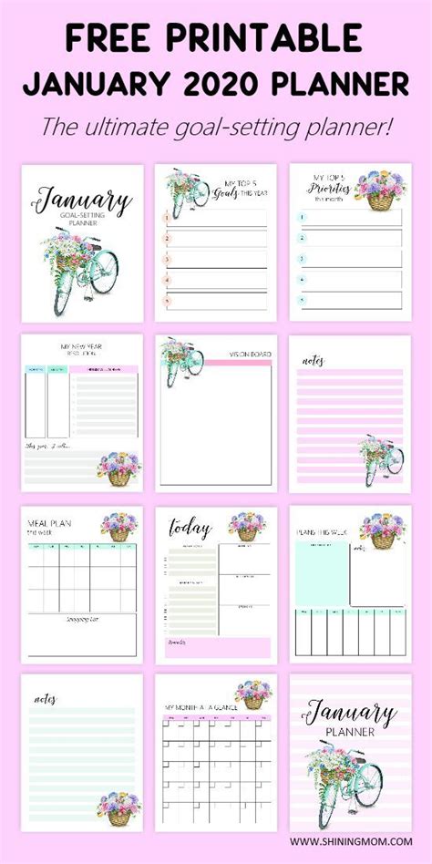 Free Goal Planning Planner Start The Year Right Printable Day
