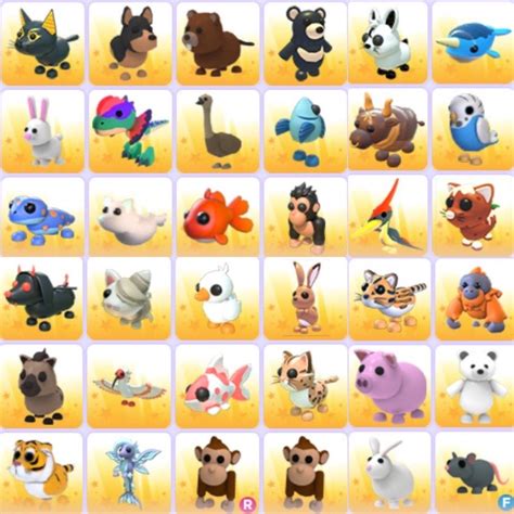 Roblox Adopt Me Rare Pets Video Gaming Gaming Accessories In Game