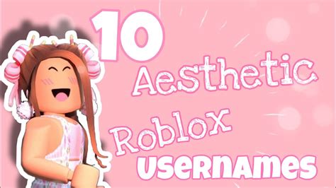 10 Aesthetic Untaken Roblox Usernames ROBLOX YouTube