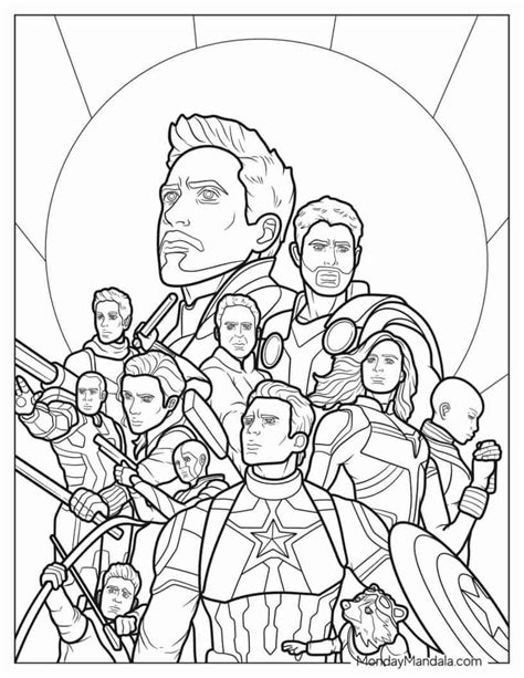 30 Marvel Avengers Coloring Pages Free Pdf Printables Marvel Avengers
