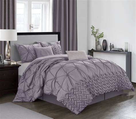 Grand Avenue Morgan Purple 7 Piece Comforter Set Walmart Com