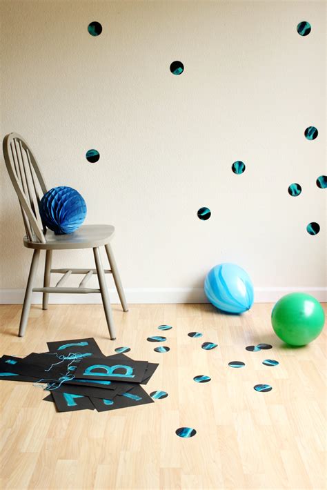 Diy Giant Painted Wall Confetti Julep