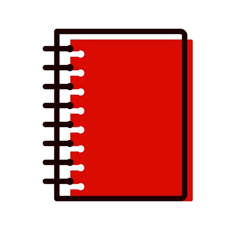 Spiral Notebook Icon Design 498771 Vector Art At Vecteezy