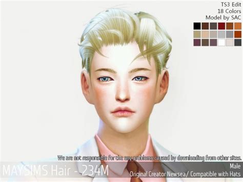 Hair 234m Newsea At May Sims Sims 4 Updates