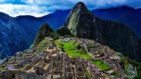 Fonds Decran 1920x1080 Pérou Ruinas Montagnes Machu Picchu Nature