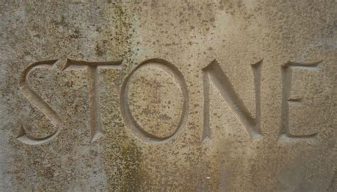 Stone Is The Word