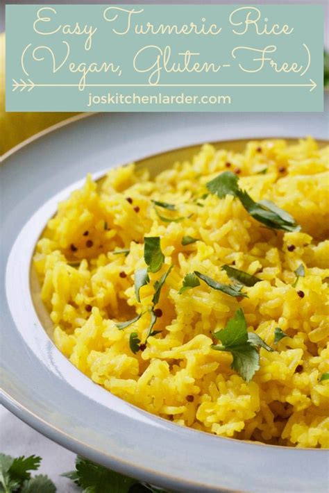 Maybe you would like to learn more about one of these? Easy Turmeric Rice (Vegan, Gluten-Free) | Recipe in 2020 ...