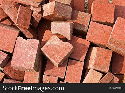 Pile Of Broken Bricks Free Stock Images And Photos 16678916