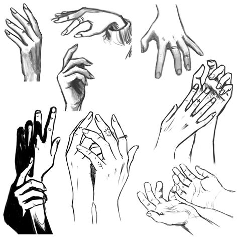 How To Draw Manga Hands Step By Step