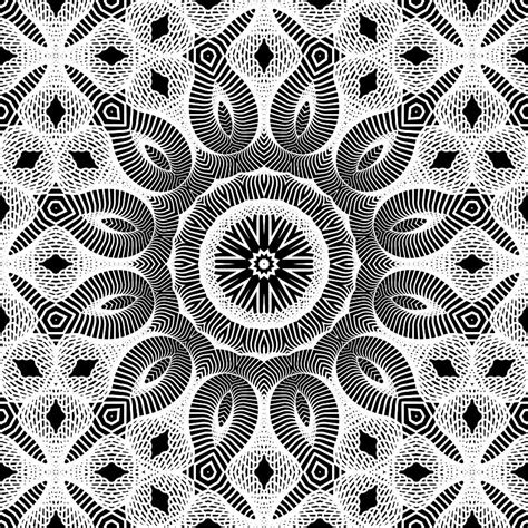 Geometric Ornamental Motif Digital Art By Grace Iradian Pixels