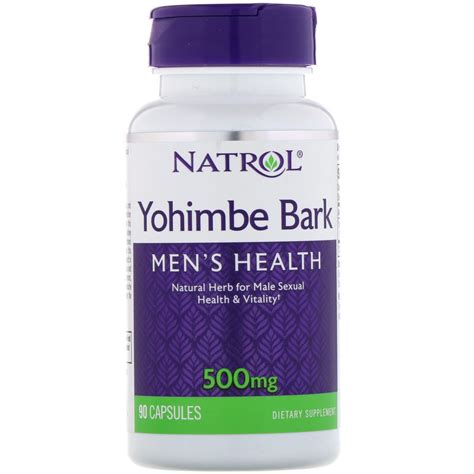 Natrol Yohimbe Bark 500 Mg 90 Capsules By Iherb