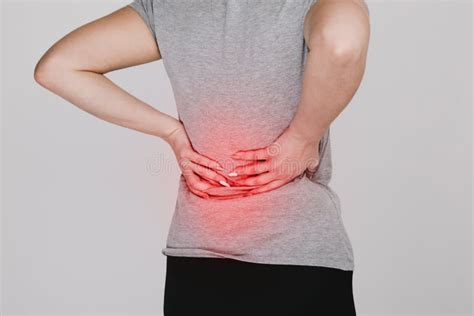 Backache Kidney Problems Concept Lumbago Stock Image Image Of Back
