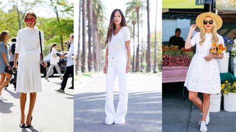Ways To Wear All White For A Casual Summer Outfit Glamour